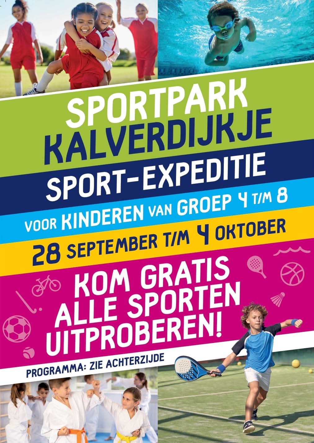 Sportexpeditie Kalverdijkje - maak kennis met korfbal!