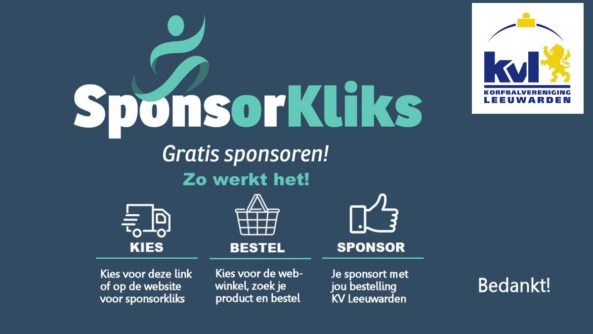 Gratis sponsoren met SponsorKliks